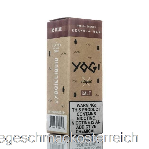 Vanille-Tabak-Müsliriegel – Yogi-Salze E-Liquid – 30 Ml, 50 Mg Vape-Geschmack